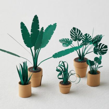 5pcs of Plant Origami - Plant Origami Kit, Fold Your Own Cute Plants, Fun Plant Origami Crafts, Enjoyable Craft Activity for Everyone, Desktop Decorations