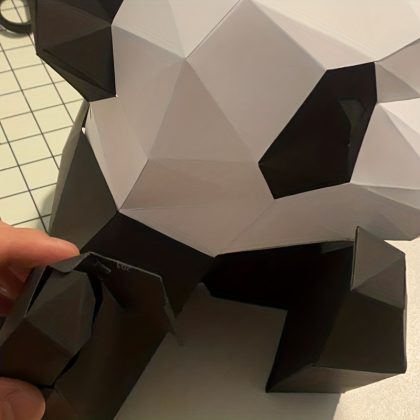 20.47inch Papercraft Panda on The Tree Paper Model - Perfect for Home Wall Hanging, Crafts Christmas Halloween Thanksgiving Day Gift